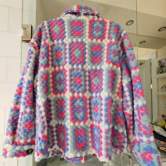 NWT Carla Giannini pom pom wool jacket - one size - Picture 2 of 14